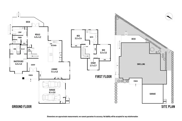 Floorplan of Homely townhouse listing, 59A Rose Avenue, Templestowe Lower VIC 3107
