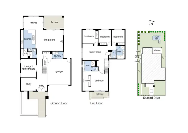 Floorplan of Homely house listing, 7 Seabird Drive, Point Cook VIC 3030