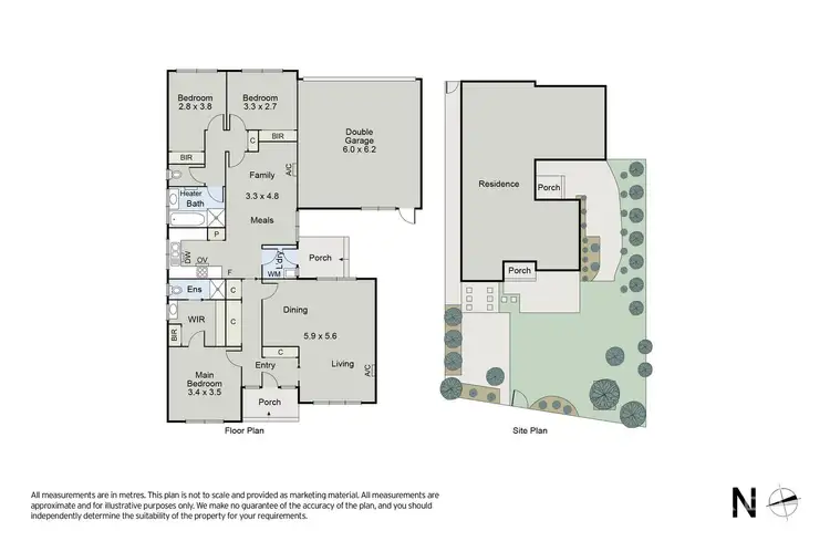 Floorplan of Homely unit listing, 2/343 George Street, Doncaster VIC 3108