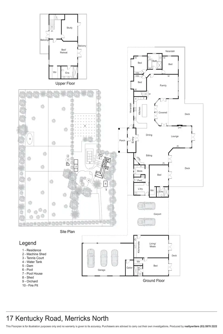 Floorplan of Homely house listing, 17 Kentucky Road, Merricks North VIC 3926