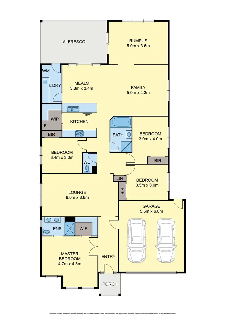 Floorplan of Homely house listing, 5 Kiora Avenue, Doreen VIC 3754