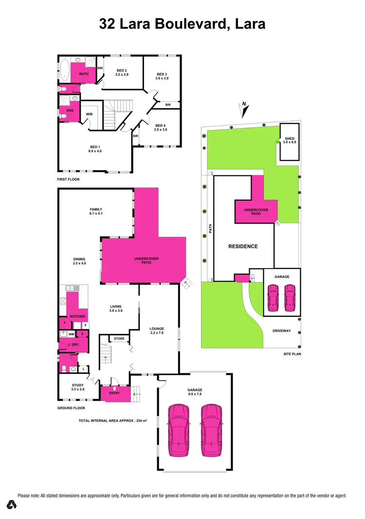 Floorplan of Homely house listing, 32 Lara Boulevard, Lara VIC 3212