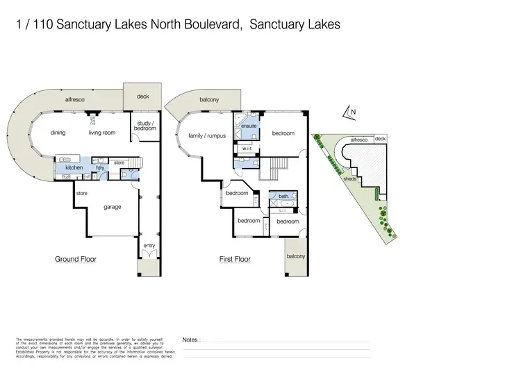 Floorplan of Homely townhouse listing, 1/110 Sanctuary Lakes North Boulevard, Sanctuary Lakes VIC 3030
