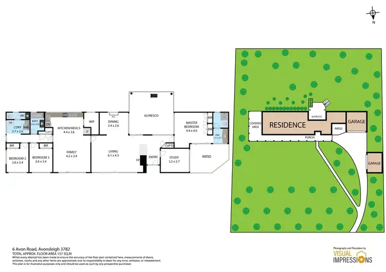 Floorplan of Homely house listing, 6 Avon Road, Avonsleigh VIC 3782