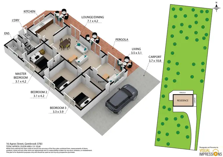 Floorplan of Homely house listing, 16 Agnes Street, Gembrook VIC 3783