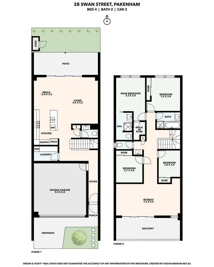 Floorplan of Homely house listing, 28 Swan Street, Pakenham VIC 3810