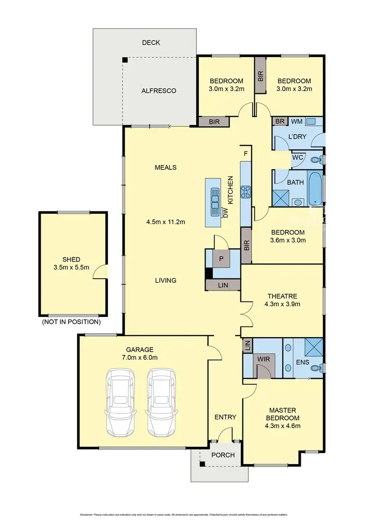 Floorplan of Homely house listing, 4 Fitzroy Way, Whittlesea VIC 3757