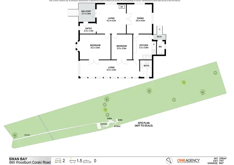 Floorplan of Homely rural property listing, 665 Woodburn-Coraki Road, Swan Bay NSW 2471