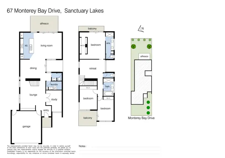 Floorplan of Homely house listing, 67 Monterey Bay Drive, Sanctuary Lakes VIC 3030