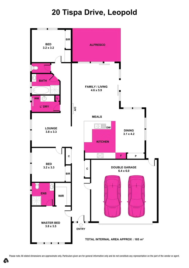 Floorplan of Homely house listing, 20 Tispa Drive, Leopold VIC 3224