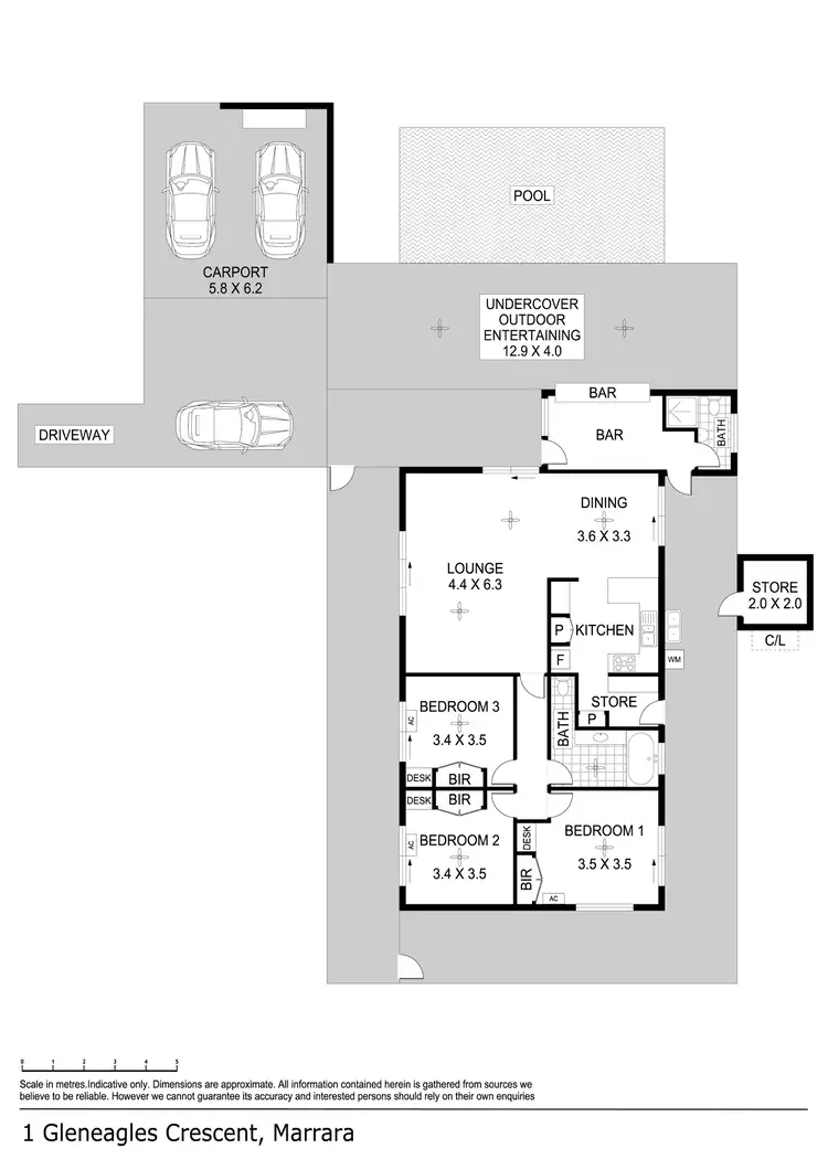Floorplan of Homely house listing, 1 Gleneagles Crescent, Marrara NT 812