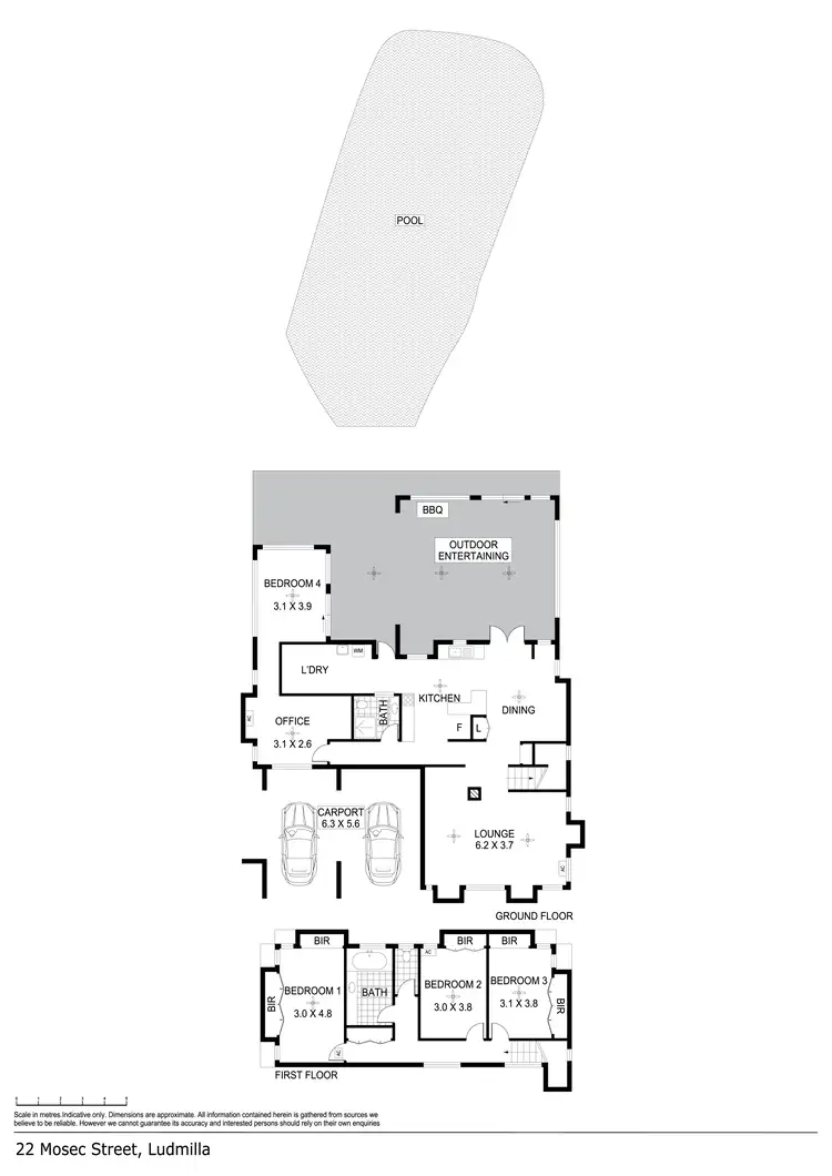 Floorplan of Homely house listing, 22 Mosec Street, Ludmilla NT 820