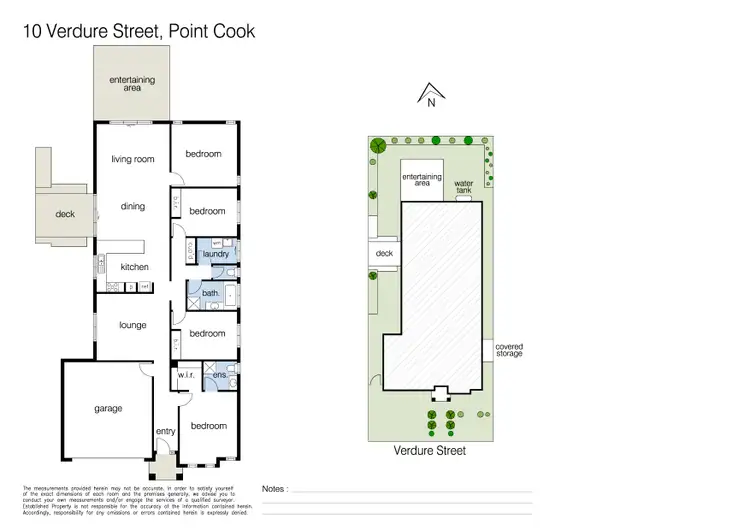 Floorplan of Homely house listing, 10 Verdure Street, Point Cook VIC 3030