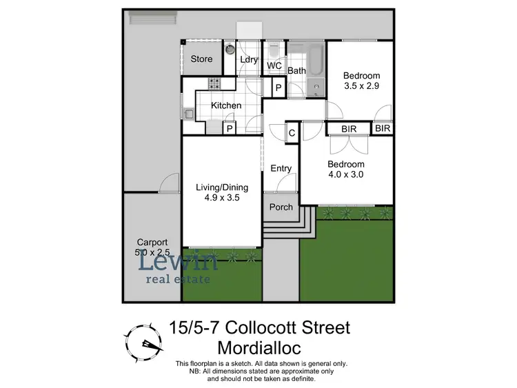 Floorplan of Homely unit listing, 15/5-7 Collocott Street, Mordialloc VIC 3195