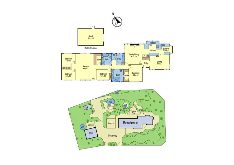 Floorplan of Homely house listing, 14 Fawkner Crescent, Hurstbridge VIC 3099
