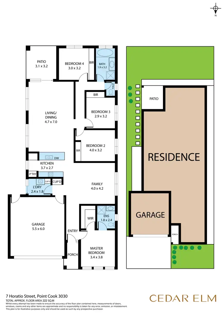 Floorplan of Homely house listing, 7 Horatio Street, Point Cook VIC 3030