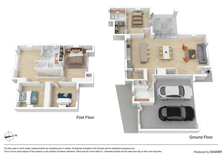 Floorplan of Homely townhouse listing, 44A Power Avenue, Ashwood VIC 3147