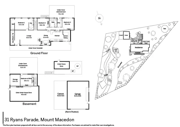 Floorplan of Homely house listing, 31 Ryans Parade, Mount Macedon VIC 3441