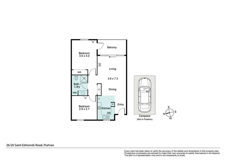 Floorplan of Homely apartment listing, 26/20 St Edmonds Road, Prahran VIC 3181