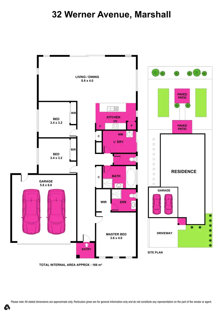 Floorplan of Homely house listing, 32 Werner Avenue, Marshall VIC 3216