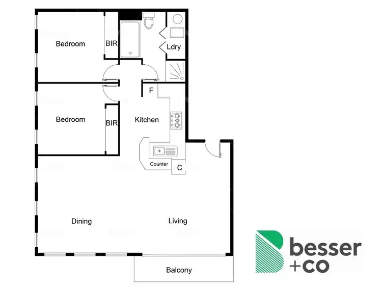 Floorplan of Homely apartment listing, 405/221 Sturt Street, Southbank VIC 3006