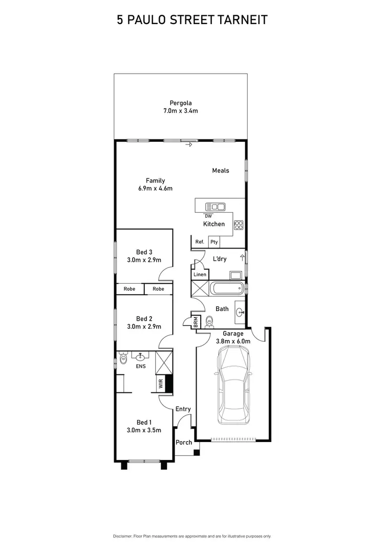 Floorplan of Homely house listing, 5 Paulo Street, Tarneit VIC 3029