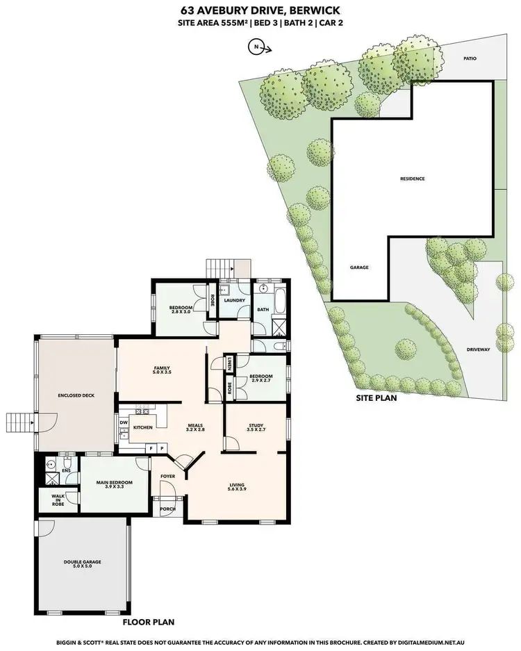 Floorplan of Homely house listing, 63 Avebury Drive, Berwick VIC 3806
