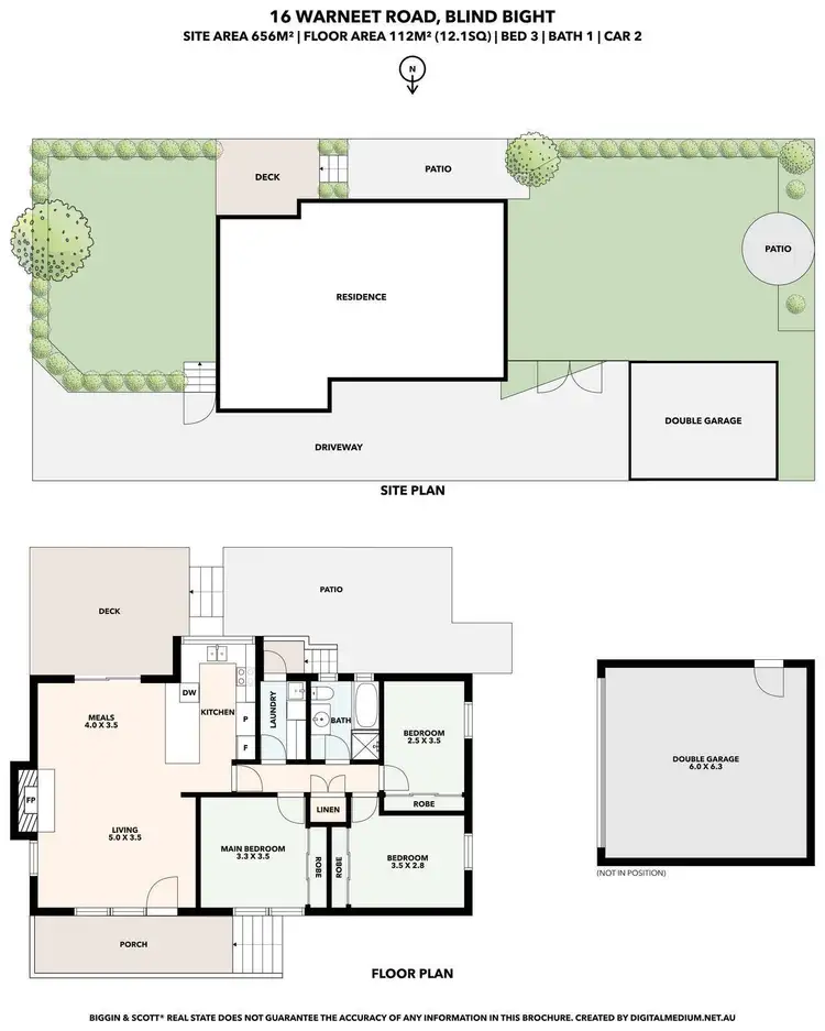 Floorplan of Homely house listing, 16 Warneet Road, Blind Bight VIC 3980