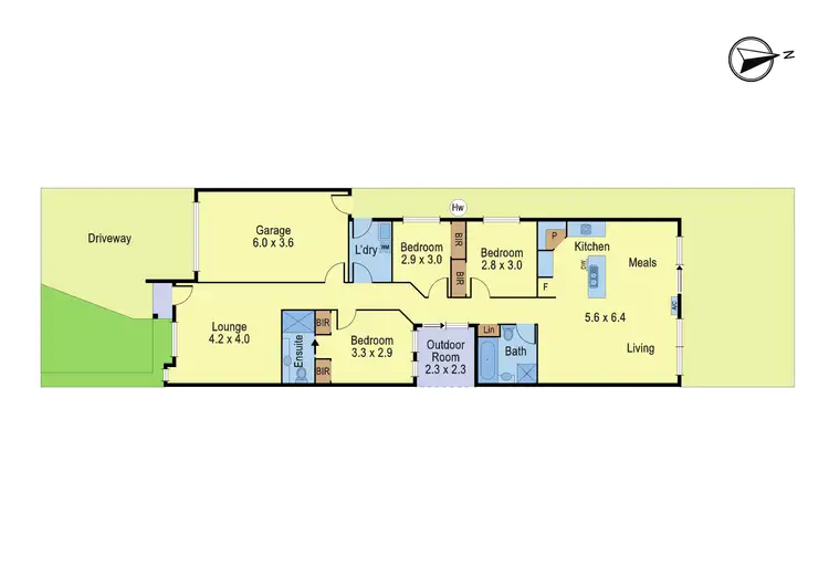 Floorplan of Homely house listing, 1 Farmhouse Boulevard, Epping VIC 3076