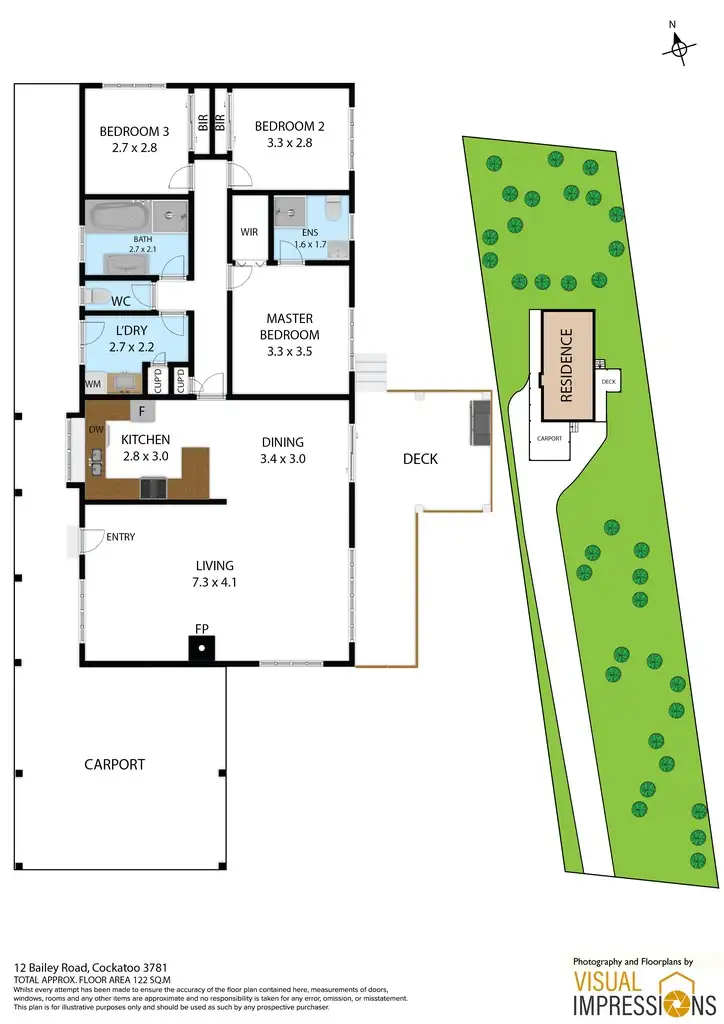 Floorplan of Homely house listing, 12 Bailey Road, Cockatoo VIC 3781