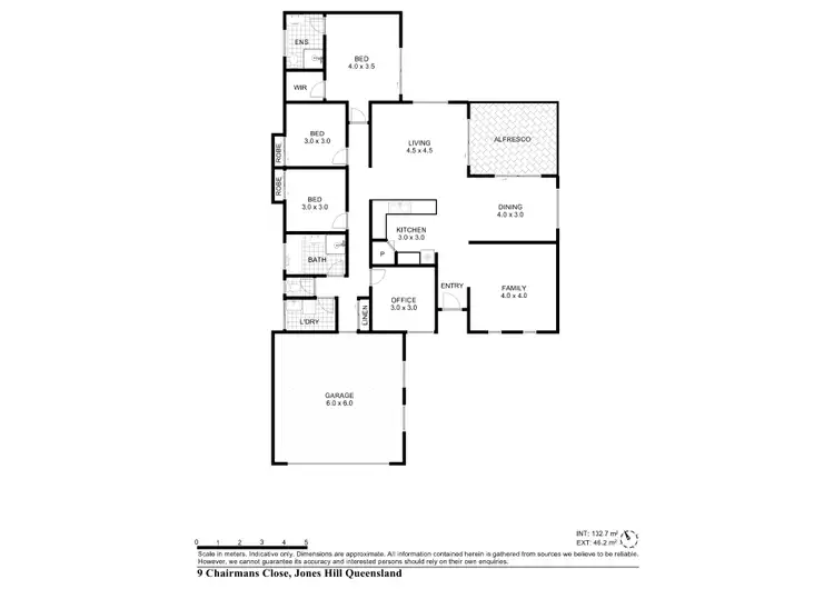 Floorplan of Homely house listing, 9 Chairmans Close, Jones Hill QLD 4570
