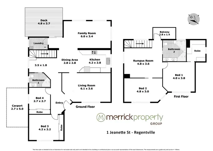 Floorplan of Homely house listing, 1 Jeanette Street, Regentville NSW 2745
