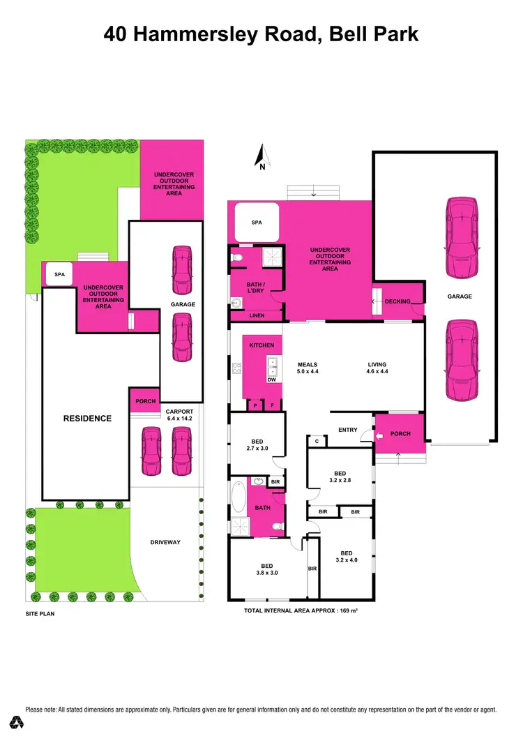Floorplan of Homely house listing, 40 Hammersley Road, Bell Park VIC 3215