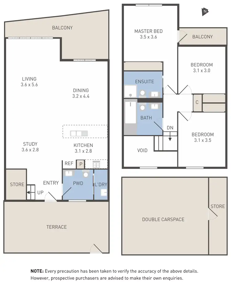 Floorplan of Homely townhouse listing, 9/6 Horizon Drive, Maribyrnong VIC 3032