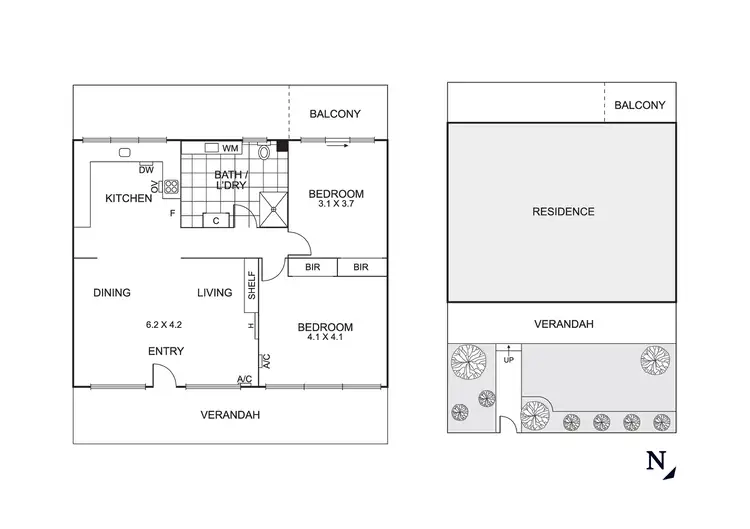 Floorplan of Homely apartment listing, 16/50 Nepean Highway, Aspendale VIC 3195