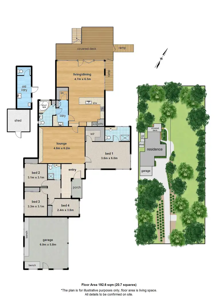 Floorplan of Homely house listing, 62-64 Ridge Road, Mount Dandenong VIC 3767