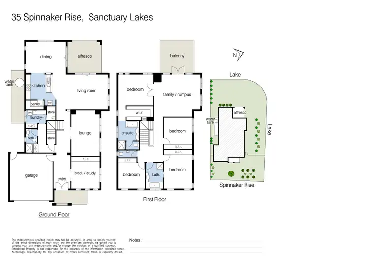 Floorplan of Homely house listing, 35 Spinnaker Rise, Sanctuary Lakes VIC 3030