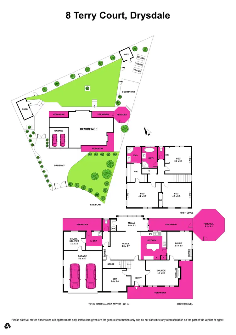Floorplan of Homely house listing, 8 Terry Court, Drysdale VIC 3222