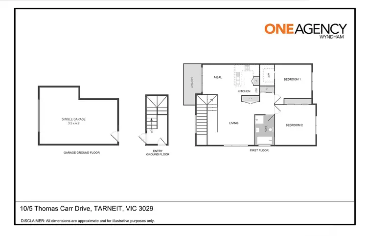 Floorplan of Homely unit listing, 10/5 Thomas Carr Drive, Tarneit VIC 3029