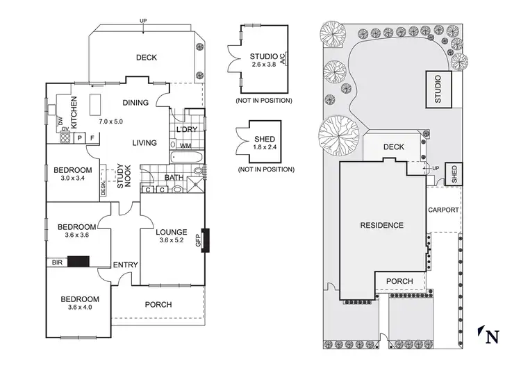 Floorplan of Homely house listing, 129 Kinross Avenue, Edithvale VIC 3196
