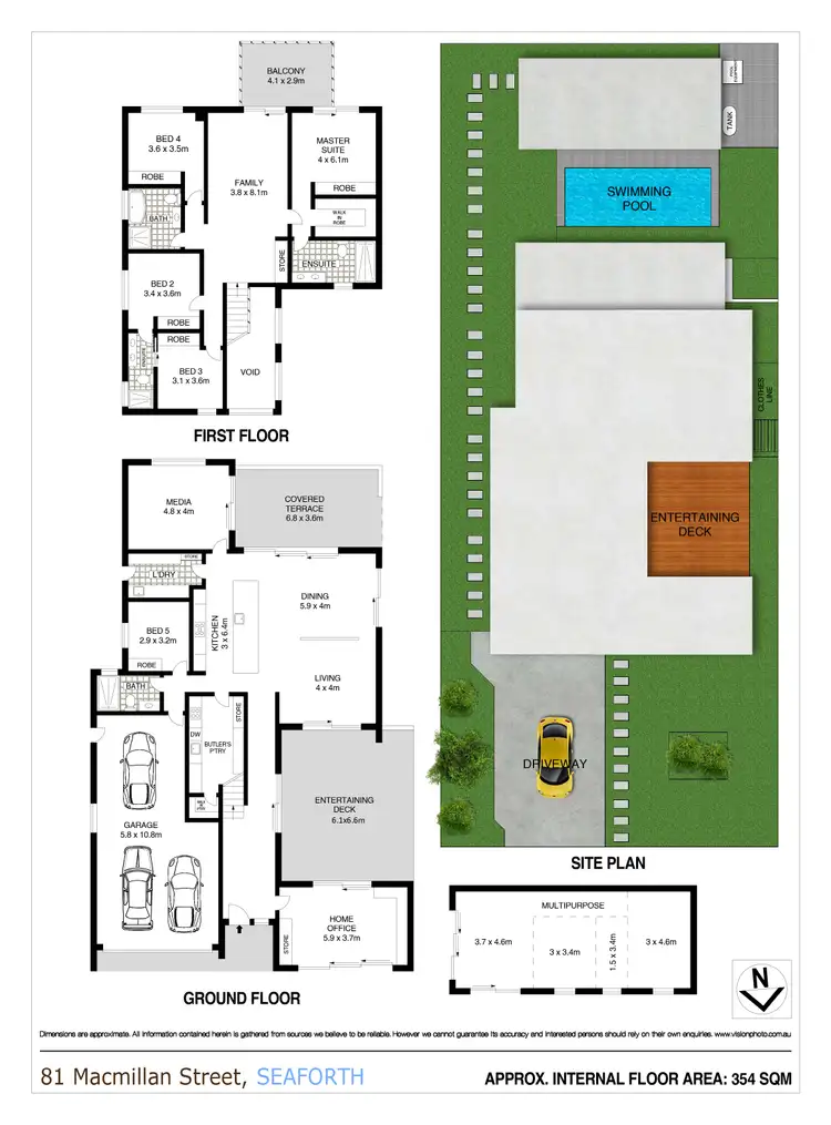 Floorplan of Homely house listing, 81 Macmillan Street, Seaforth NSW 2092
