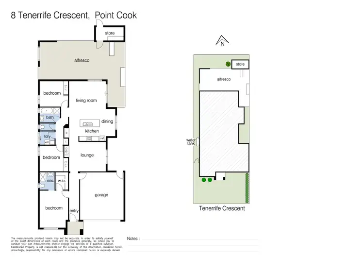 Floorplan of Homely house listing, 8 Tenerrife Crescent, Point Cook VIC 3030