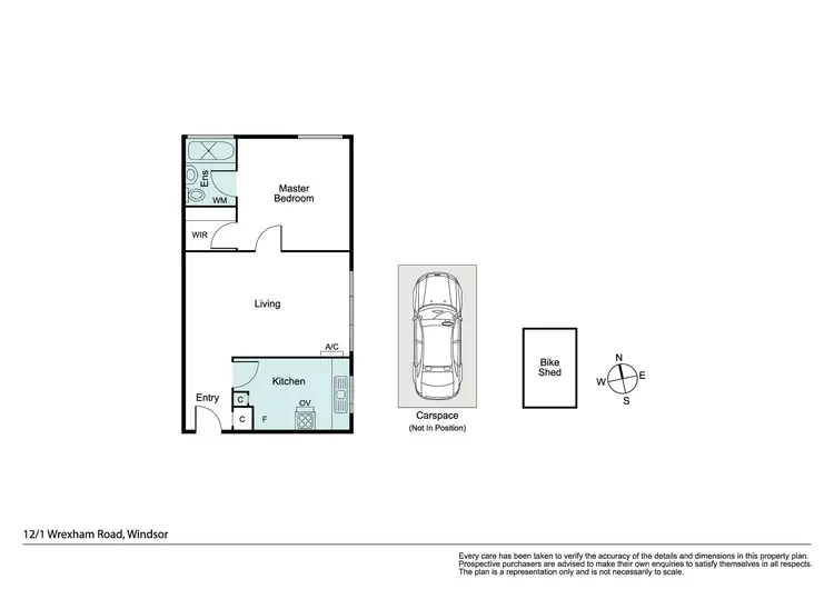 Floorplan of Homely apartment listing, 12/1 Wrexham Road, Windsor VIC 3181