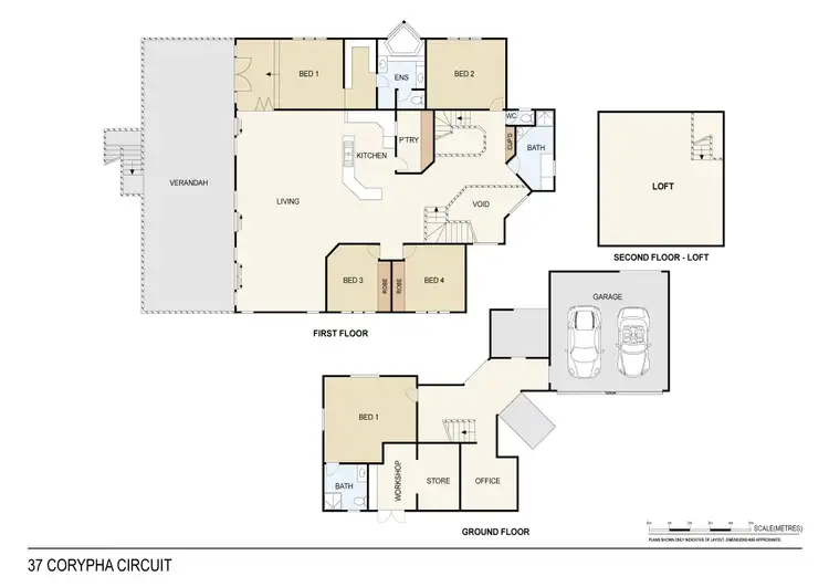 Floorplan of Homely house listing, 37 Corypha Circuit, Durack NT 830
