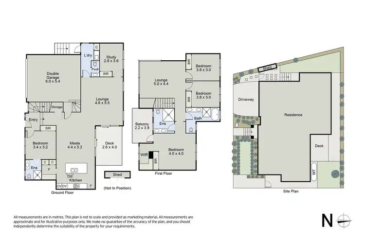 Floorplan of Homely house listing, 1B Winters Way, Doncaster VIC 3108