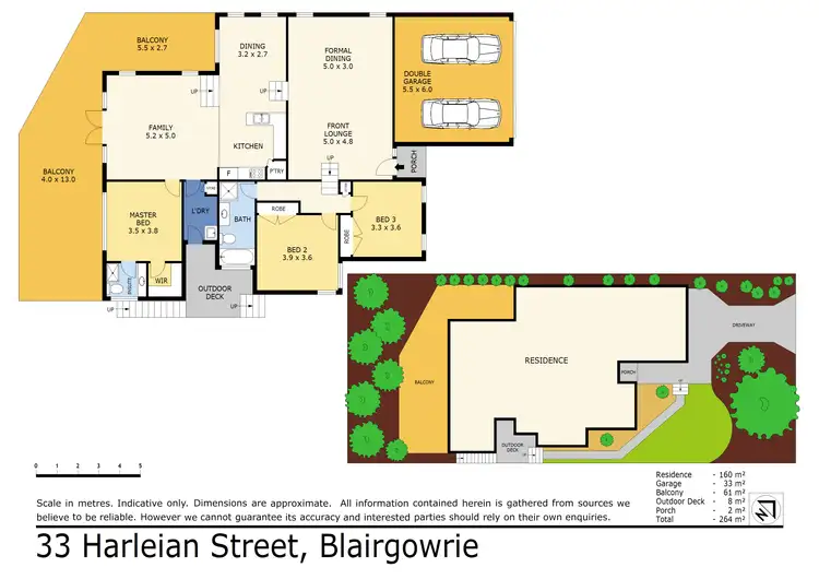 Floorplan of Homely house listing, 33 Harleian Street, Blairgowrie VIC 3942