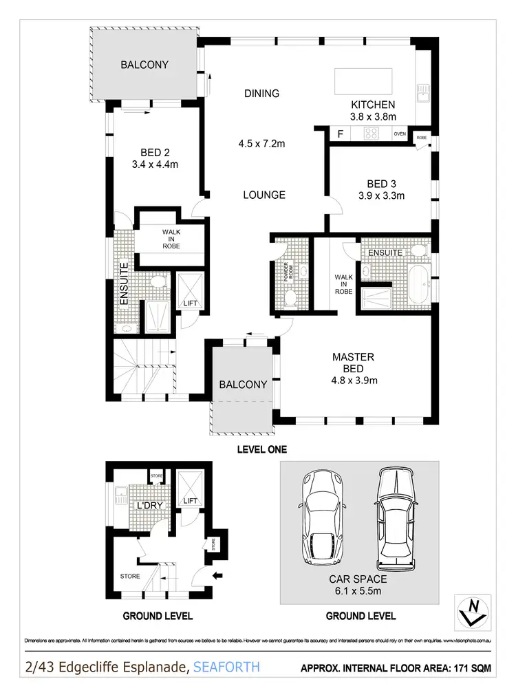 Floorplan of Homely house listing, 2/43 Edgecliffe Esplanade, Seaforth NSW 2092