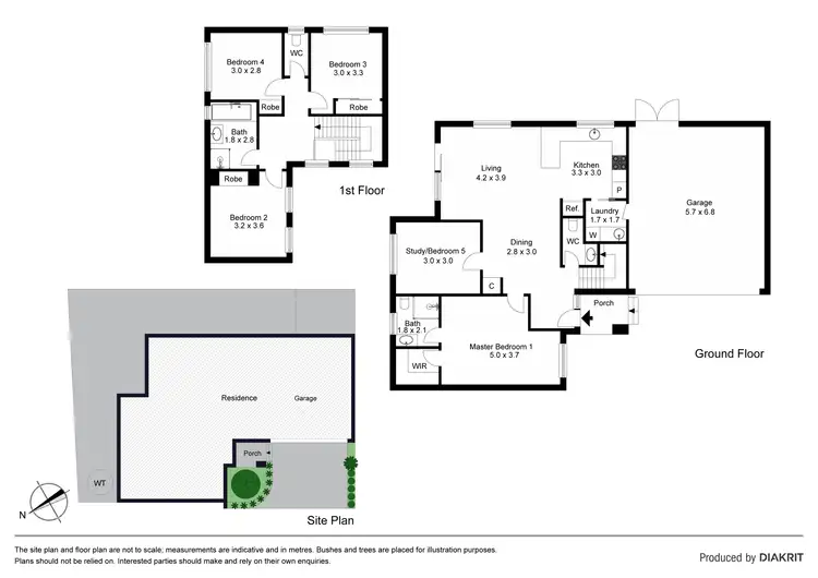 Floorplan of Homely townhouse listing, 2/6 Crana Court, Chadstone VIC 3148