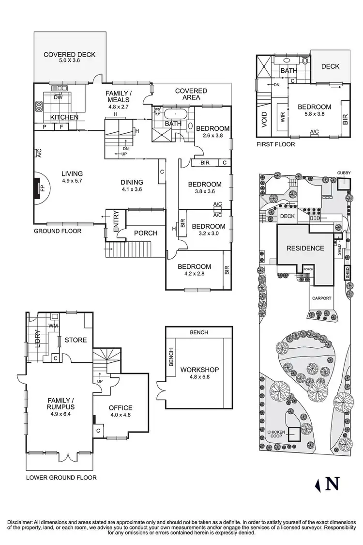 Floorplan of Homely house listing, 425 Ringwood Warrandyte Road, Warrandyte VIC 3113