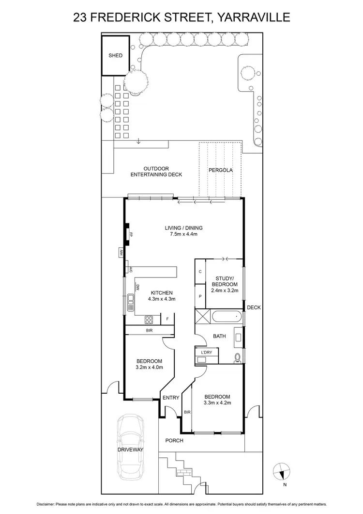 Floorplan of Homely house listing, 23 Frederick Street, Yarraville VIC 3013